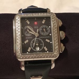 Michele Deco Diamond, Black Diamond Watch